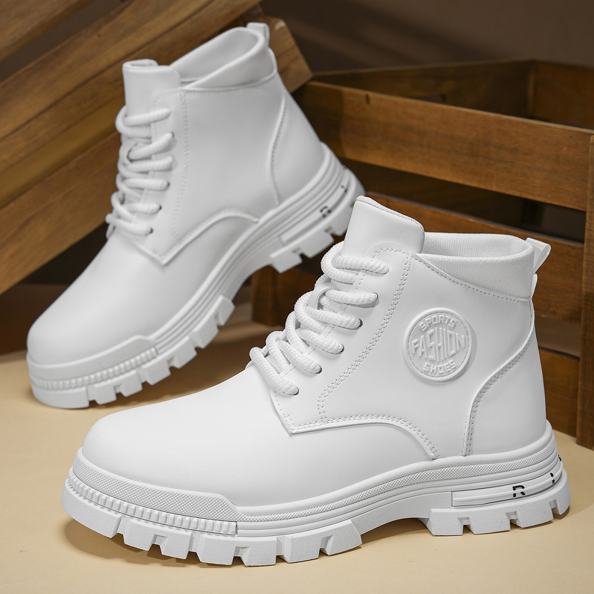 Men'S Shoes Timberland - Botas de moto blancas a la
