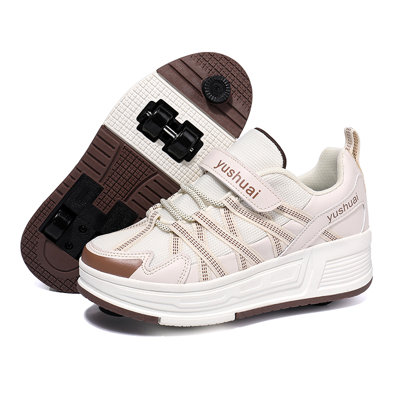 Men'S Shoes For Running - Zapatos de Patinaje con Ruedas Invisibles