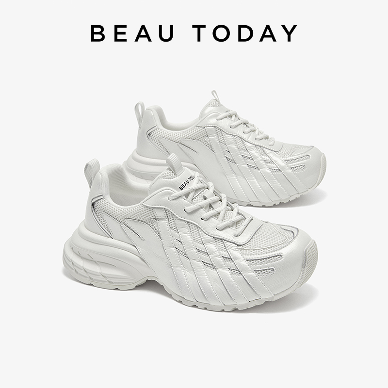Mesh Trainer Breathable - BEAUTODAY, zapatillas gruesas para mujer, de