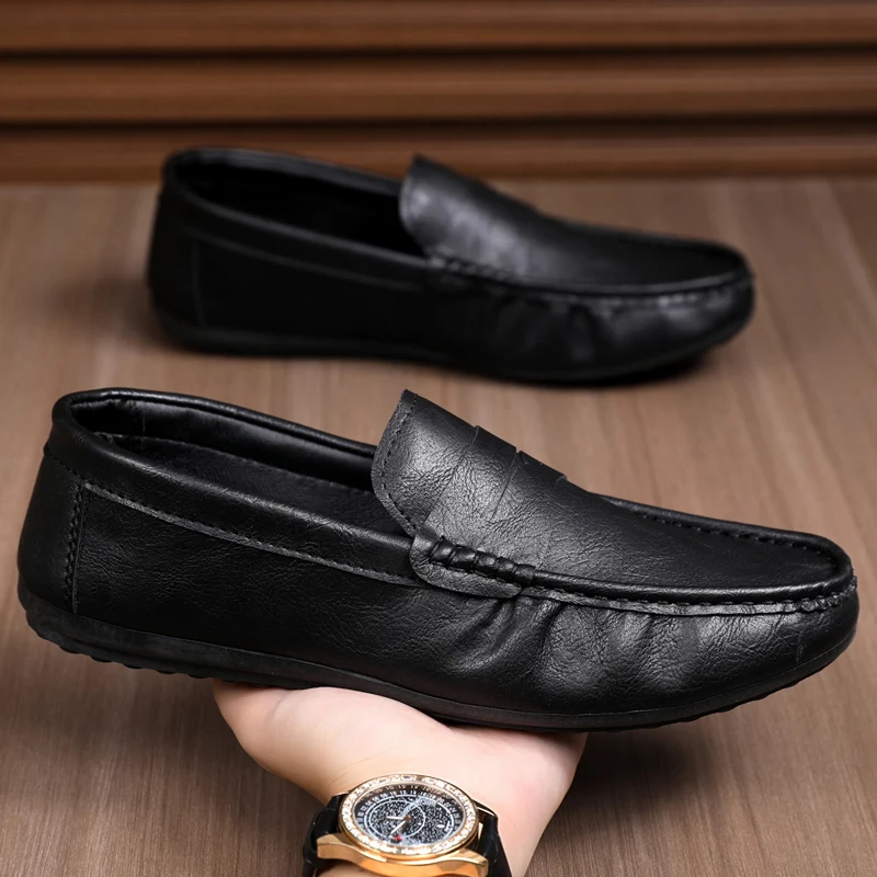 Boat Shoe Leather - Zapatos de Hombre Casuales de Cuero