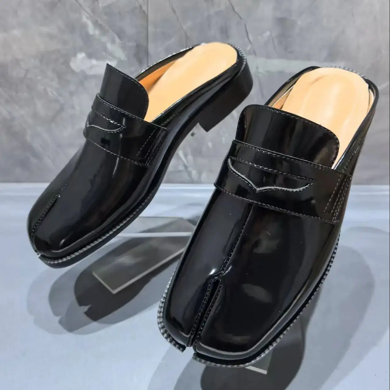 Men Shoes Brand - Zapatillas Tabi con punta dividida para