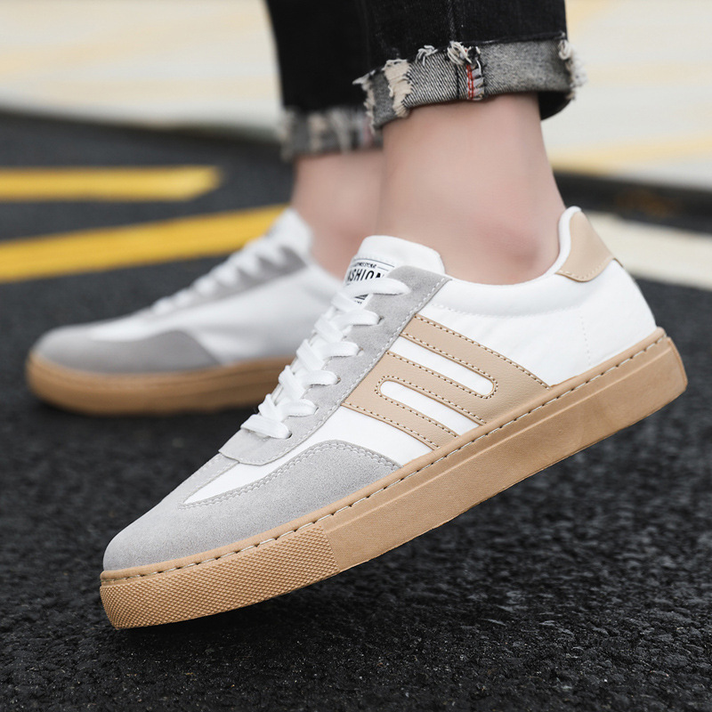 Boat Shoe Leather - Zapatos blancos de costura clásica para