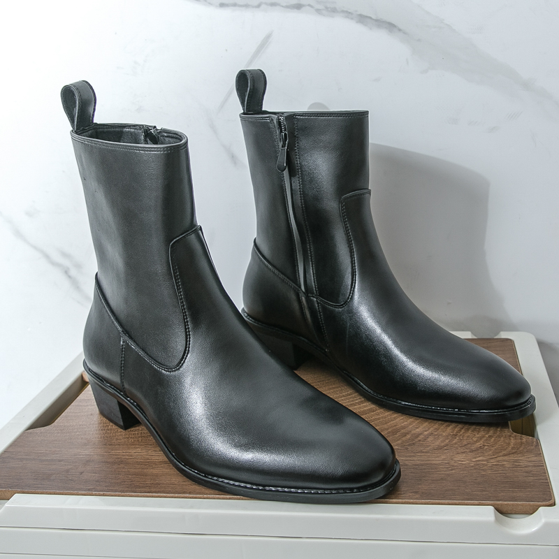 Men Shoes Brand - Nuevas Botas Largas Chelsea de estilo