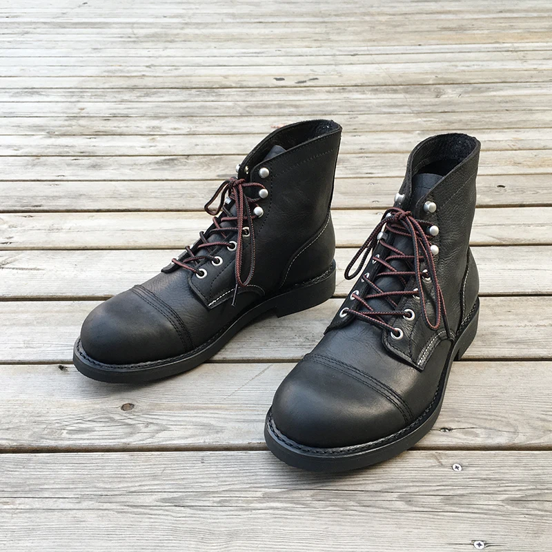 Men Shoes Brand - Nuevos zapatos para hombre, botas Vintage