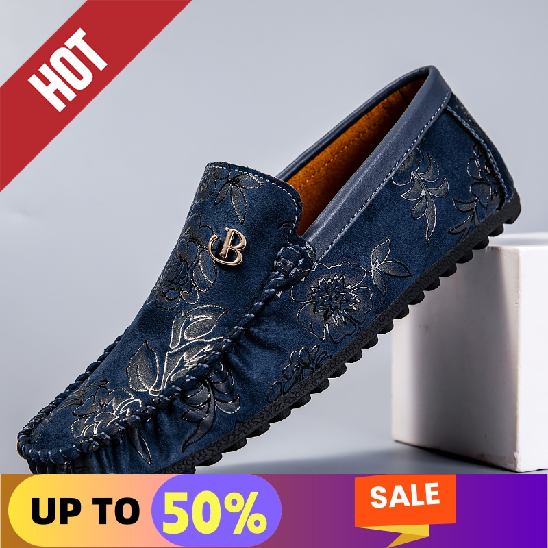 Men'S Shoes Top Brands - Mocasines de cuero de ocio para