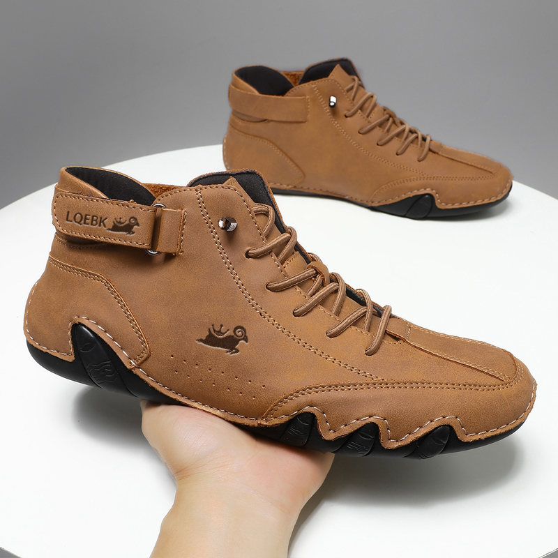 Boat Shoe Leather - Zapatos de cuero para hombre, zapatillas