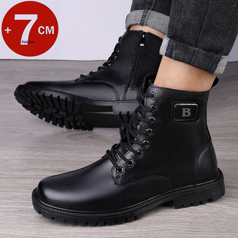 Botas con elevador de cuero ge - Men'S Shoes Increase Height reseña y precio