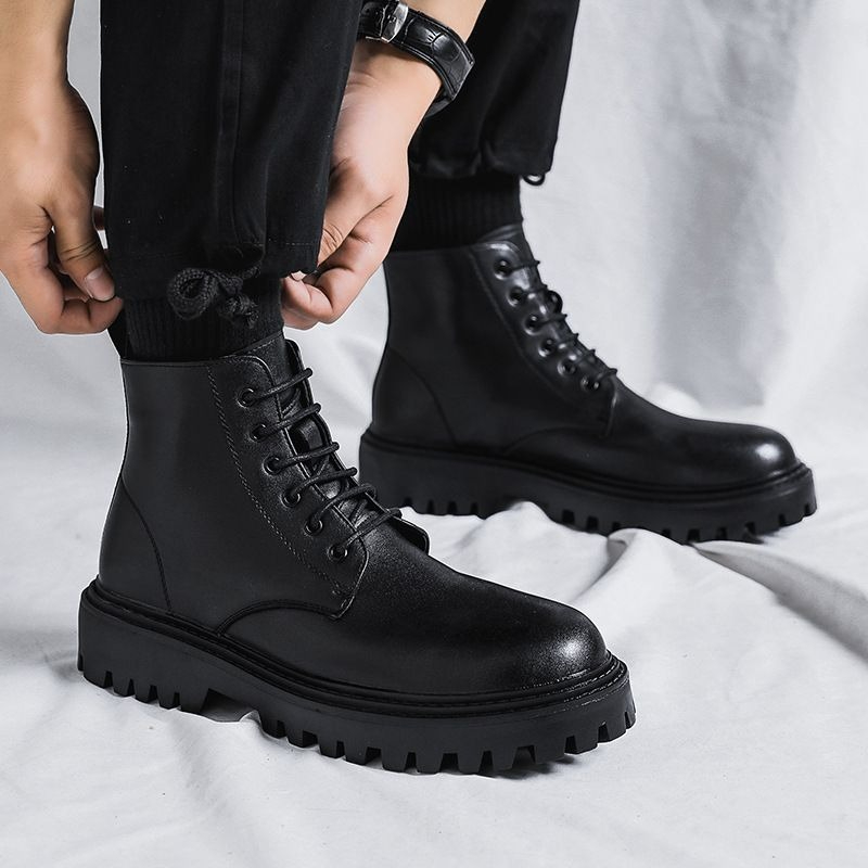 Botas de Cuero para Hombre, Es - Men'S Shoes Increase Height reseña y precio