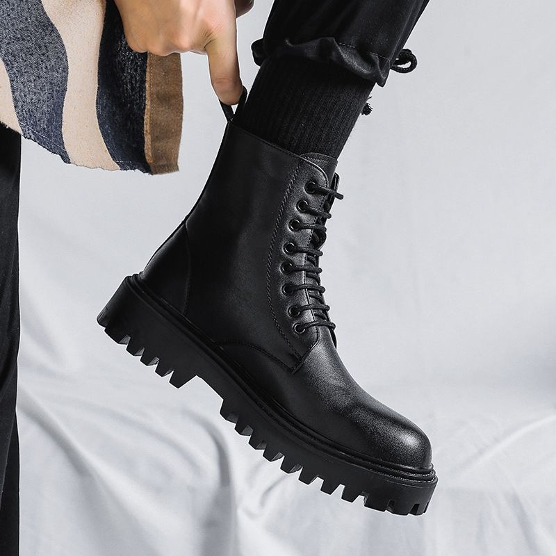 Botas de Cuero para Hombre, Es - Men'S Shoes Increase Height reseña y precio