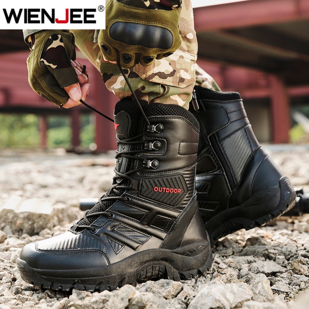 Botas de cuero de alta calidad - Men Shoes Brand reseña y precio