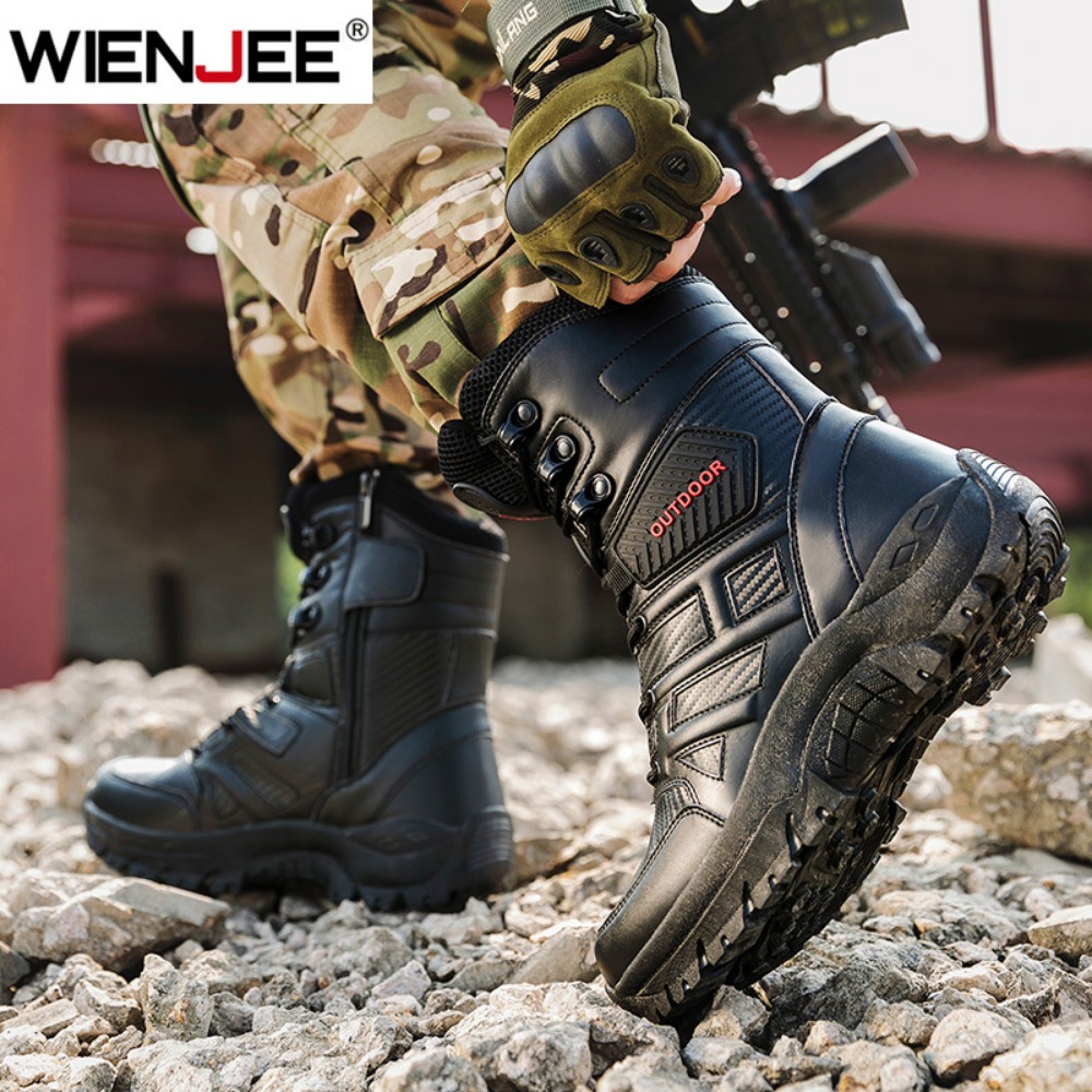 Botas de cuero de alta calidad - Men Shoes Brand reseña y precio