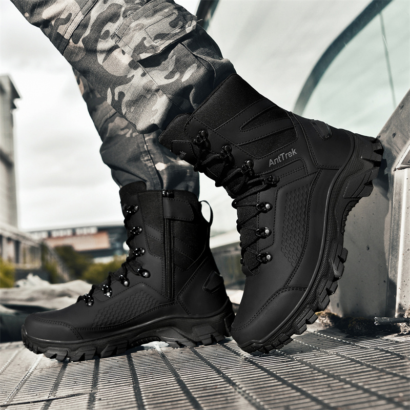 Nuevas botas tácticas para hom - Men Shoes Brand reseña y precio