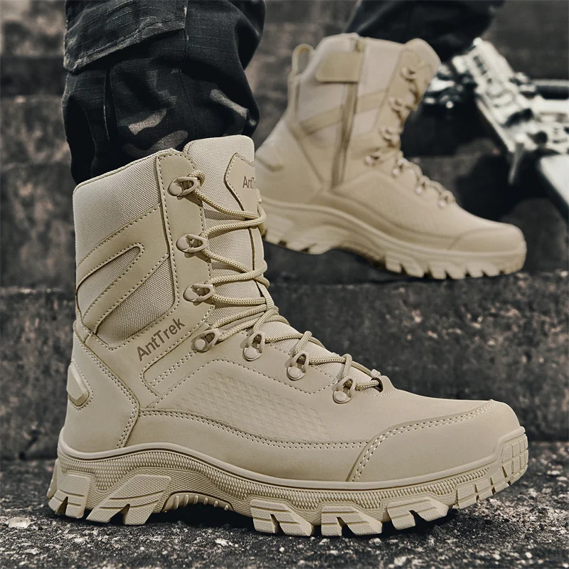 Nuevas botas tácticas para hom - Men Shoes Brand reseña y precio