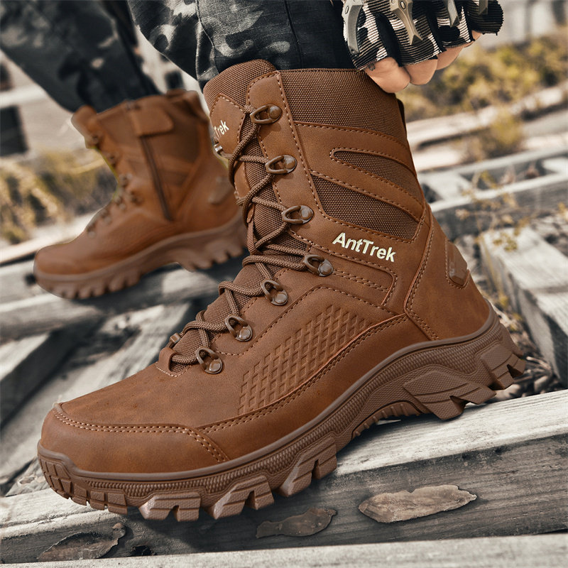 Nuevas botas tácticas para hom - Men Shoes Brand reseña y precio