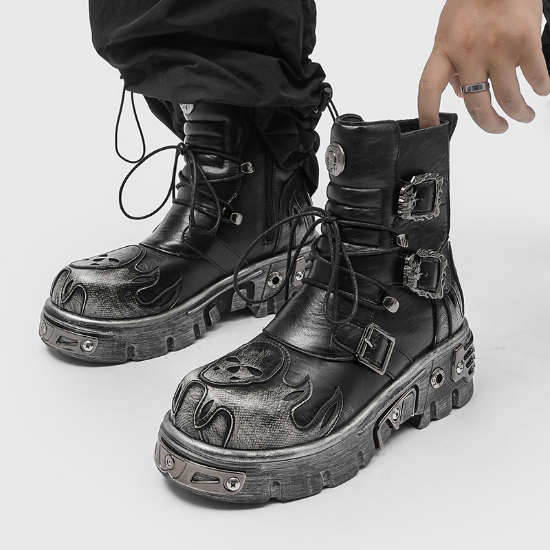 Botas de Motociclista para Hom - Men'S Shoes Increase Height reseña y precio