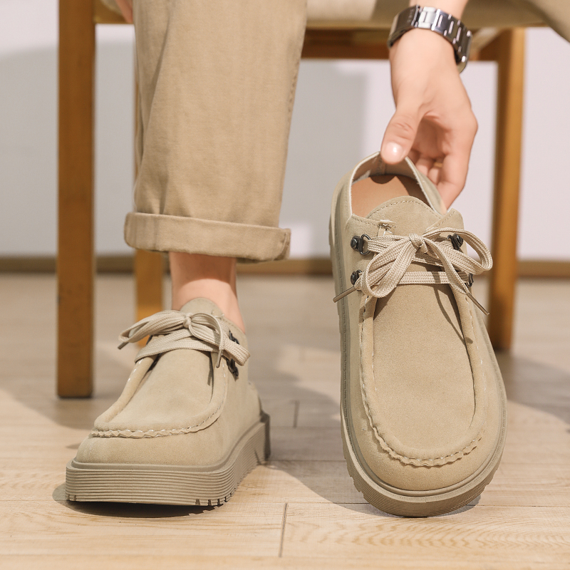 Mules de plataforma para hombr - Boat Shoe Leather reseña y precio