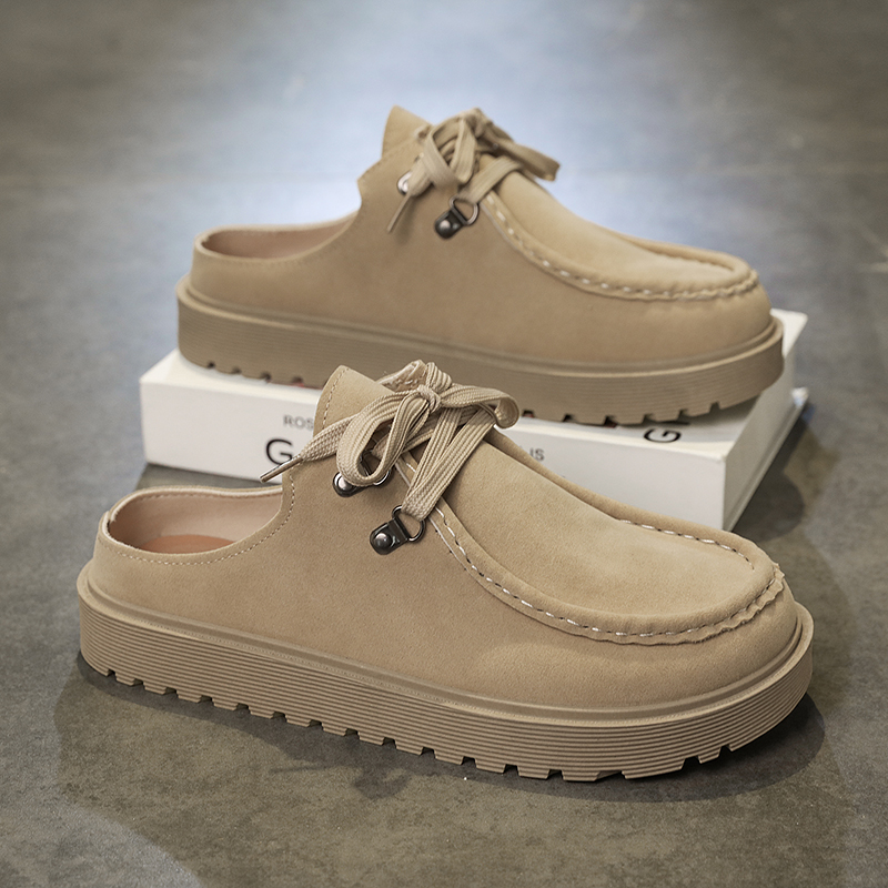 Mules de plataforma para hombr - Boat Shoe Leather reseña y precio