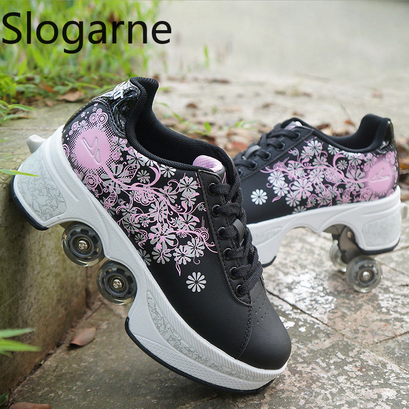 Zapatos de patines de 4 ruedas - Men'S Shoes For Running reseña y precio