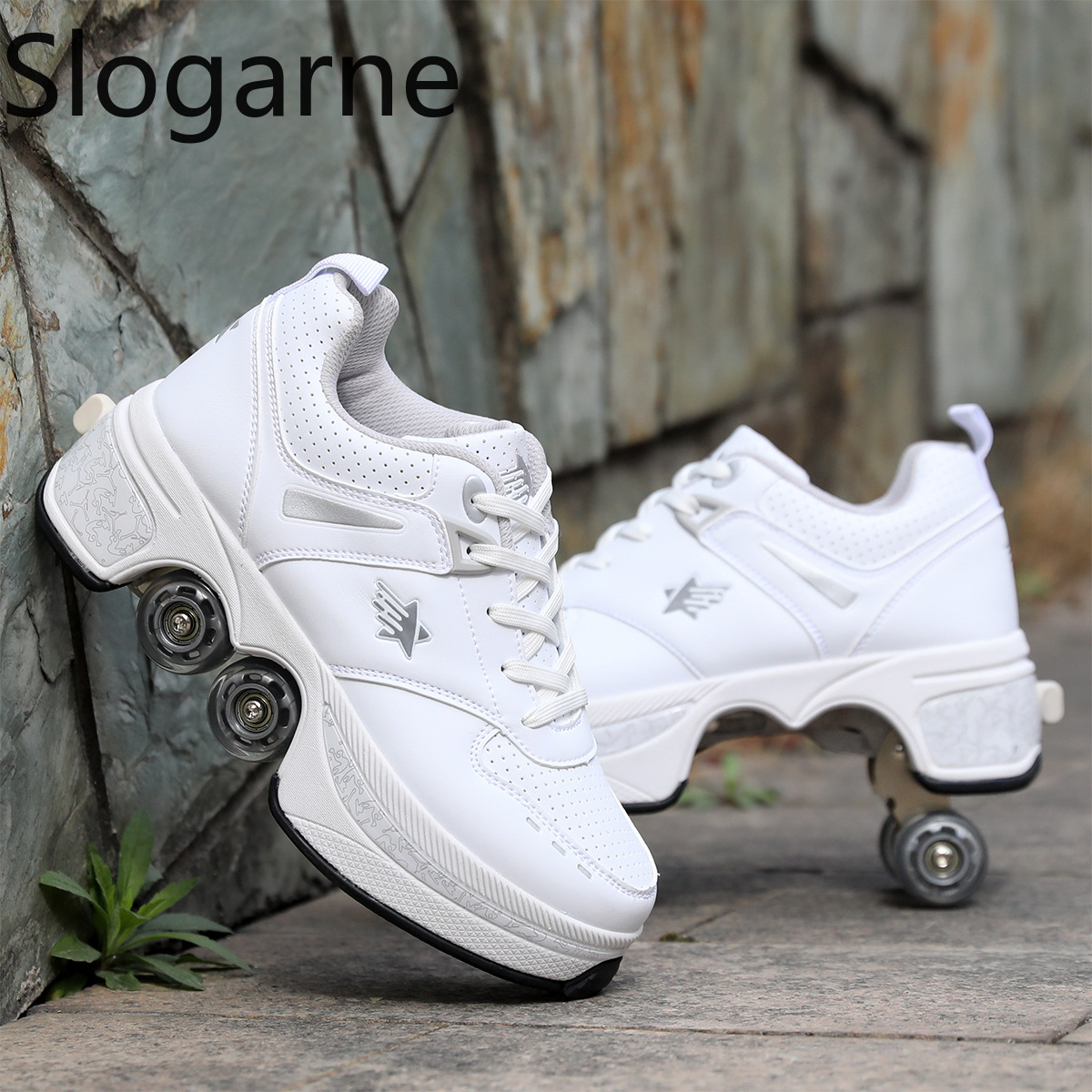 Zapatos de patines de 4 ruedas - Men'S Shoes For Running reseña y precio