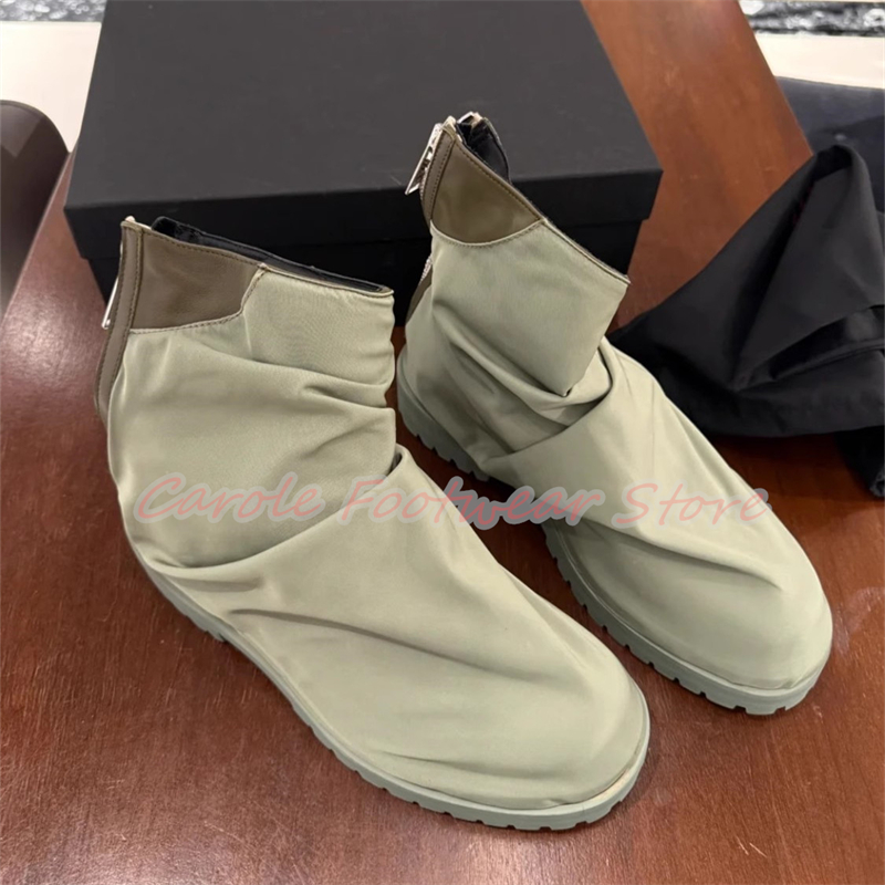 Botas altas de tela de nailon  - Men'S Shoes Increase Height reseña y precio
