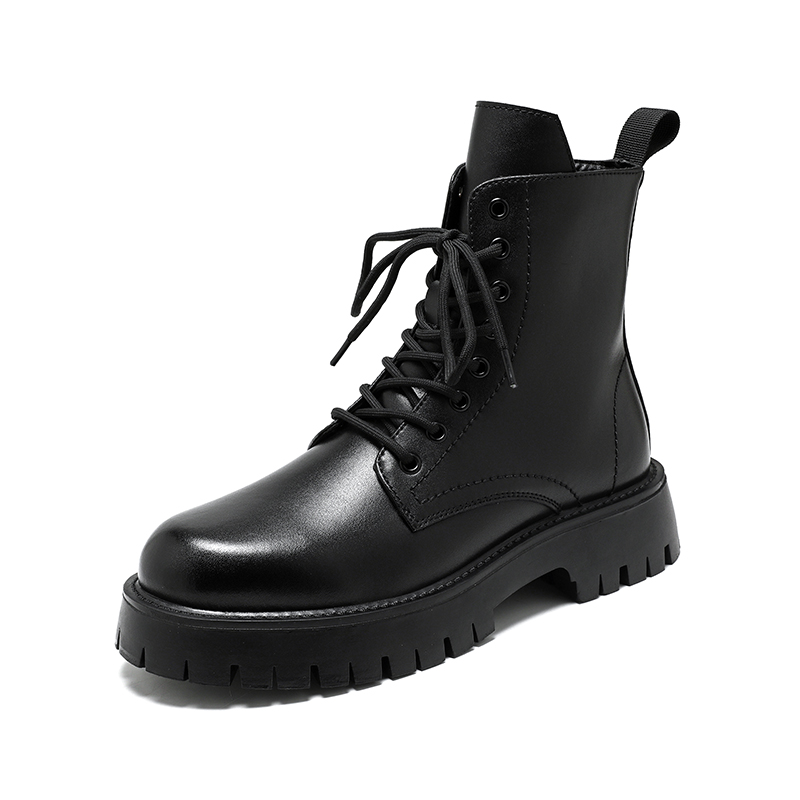 Botas de cuero genuino de lujo - Men Shoes Brand reseña y precio