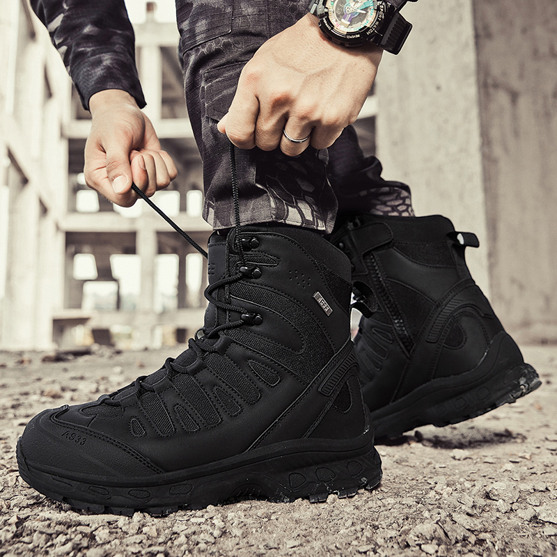 Nuevas botas tácticas para hom - Men Shoes Brand reseña y precio