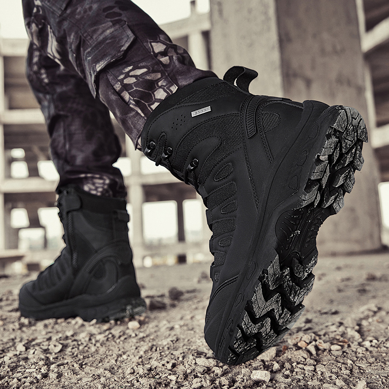Nuevas botas tácticas para hom - Men Shoes Brand reseña y precio