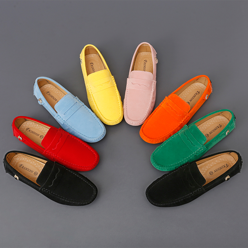 Mocasines de cuero de ante con - Boat Shoe Leather reseña y precio