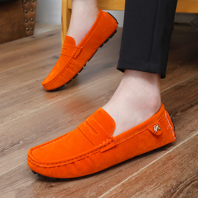 Mocasines de cuero de ante con - Boat Shoe Leather reseña y precio