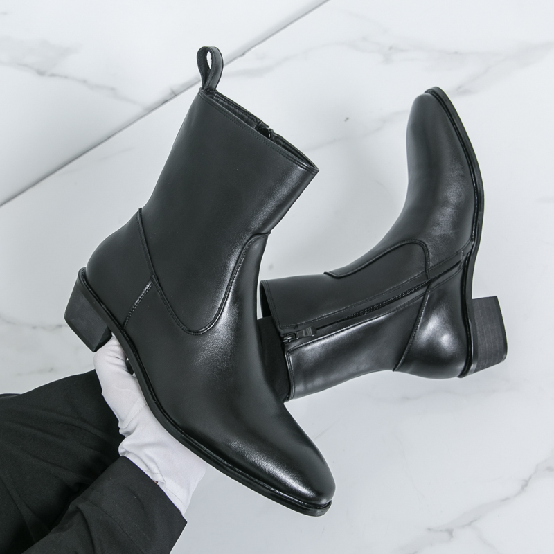 Nuevas Botas Largas Chelsea de - Men Shoes Brand reseña y precio