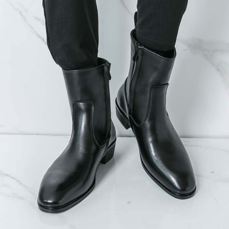 Nuevas Botas Largas Chelsea de - Men Shoes Brand reseña y precio
