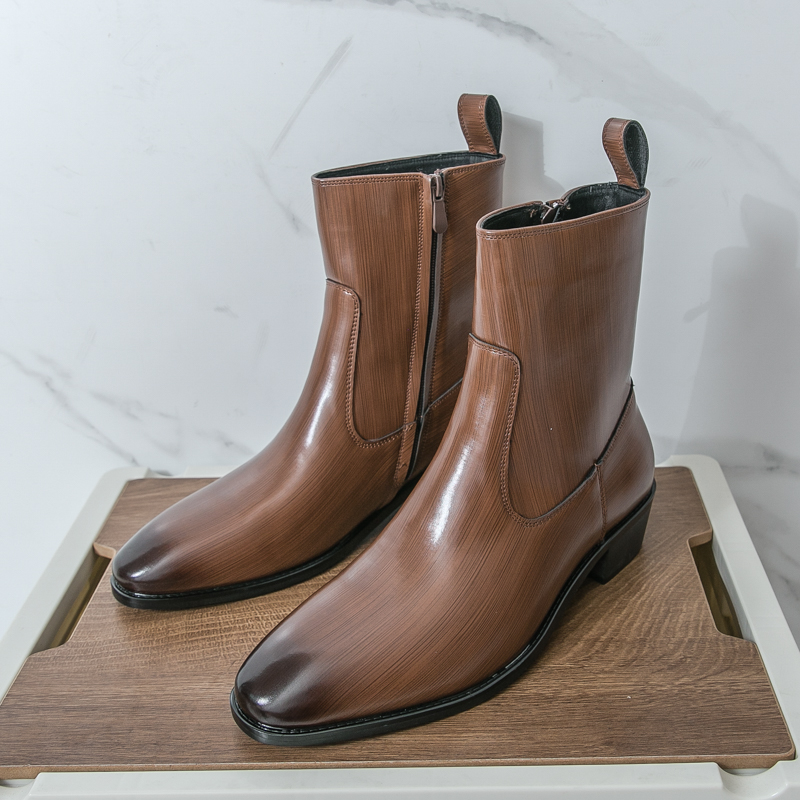 Nuevas Botas Largas Chelsea de - Men Shoes Brand reseña y precio