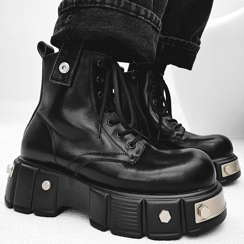 Botas de plataforma alta de di - Men Shoes Brand reseña y precio