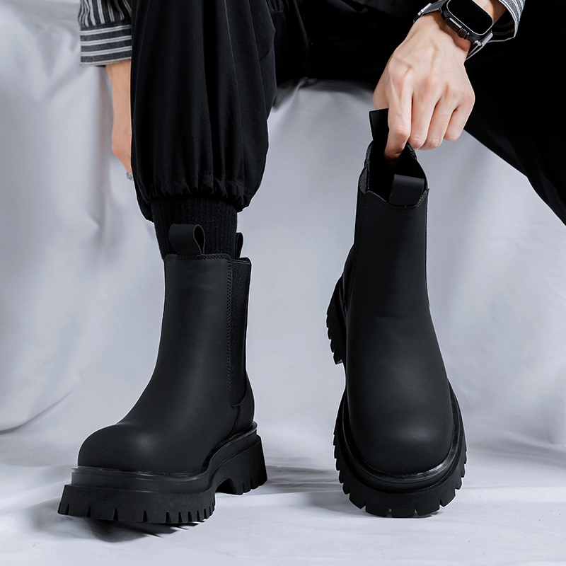Botas de plataforma negras de  - Men Shoes Brand reseña y precio