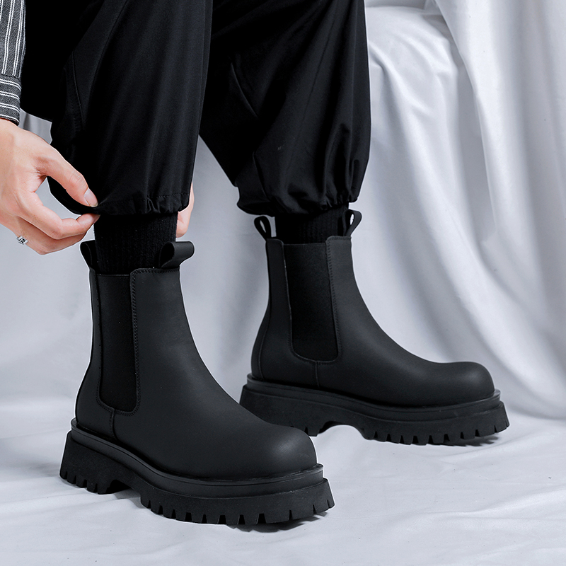 Botas de plataforma negras de  - Men Shoes Brand reseña y precio