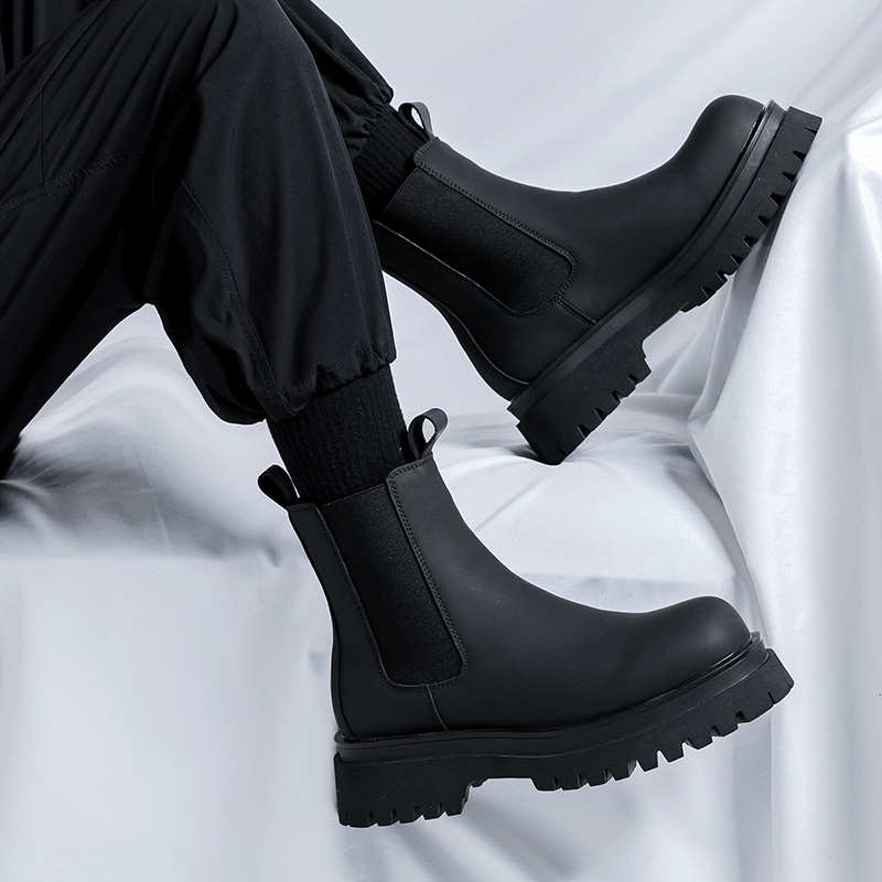 Botas de plataforma negras de  - Men Shoes Brand reseña y precio