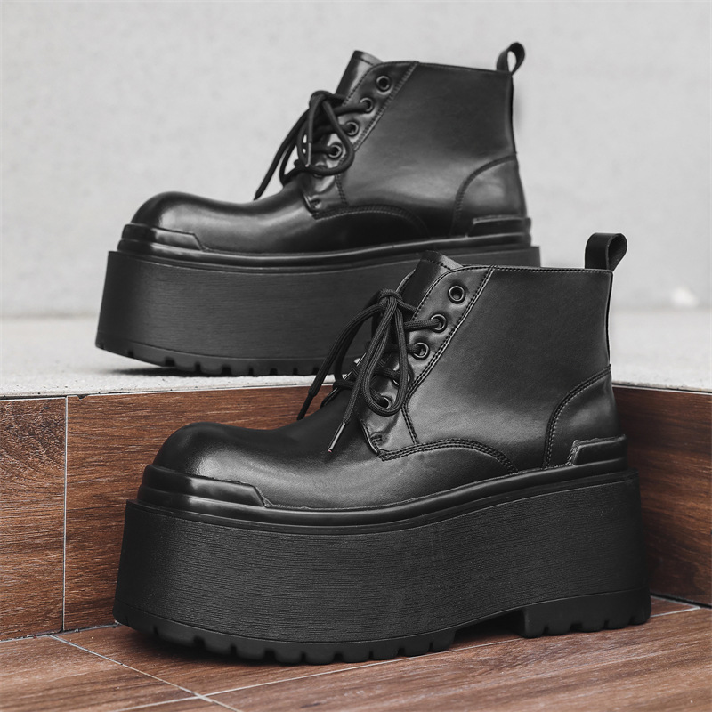 Botas informales con plataform - Men Shoes Brand reseña y precio