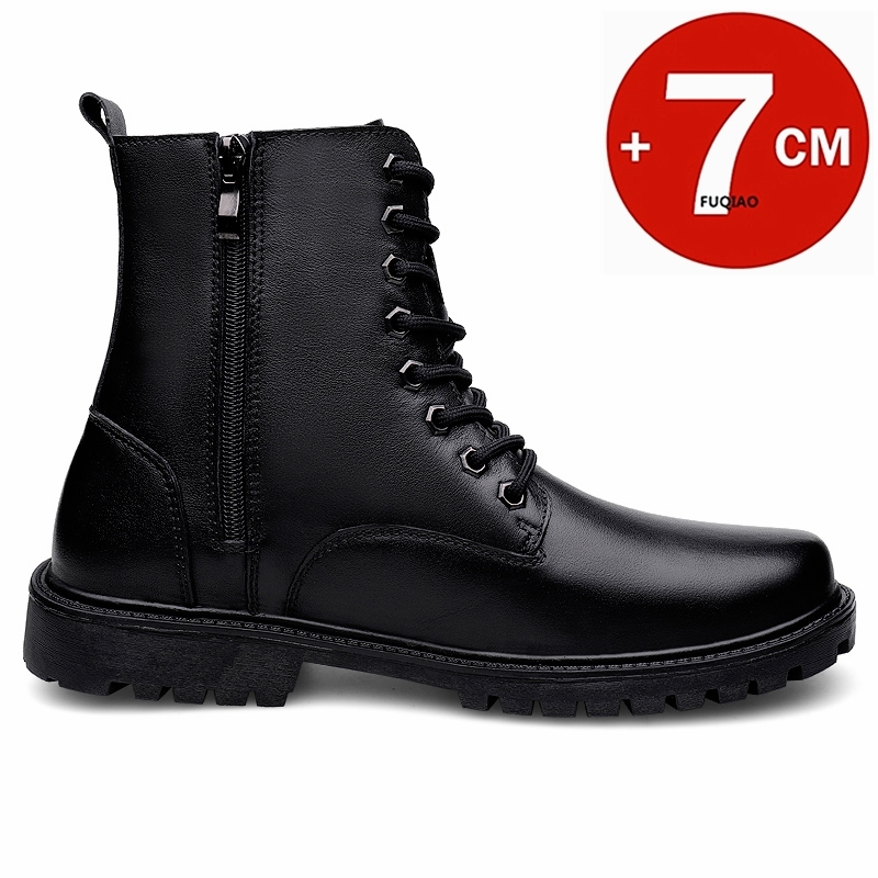 Botas de cuero para hombre con - Men'S Shoes Increase Height reseña y precio