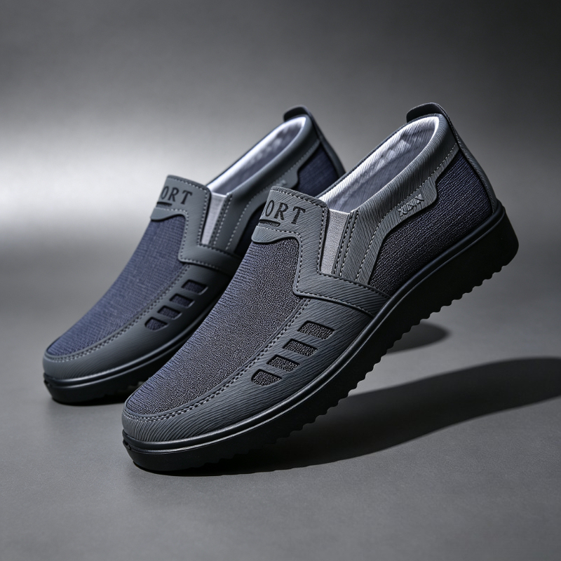 Mocasines de lona sin cordones - Men'S Shoes For Sale reseña y precio